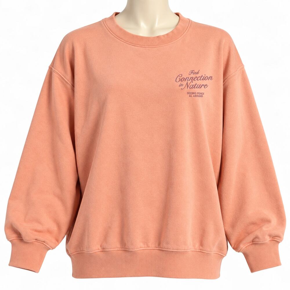 Old Navy SoComfy Find Connection in Nature Sweatshirt Women's XL Peach